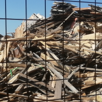 一万吨废旧木材处理