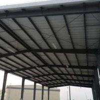 110吨钢结构雨棚当废品处理