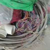 几百斤工地电缆线处理