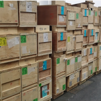 每个月30吨木包装箱处理