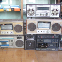老式收音机和老电视处理