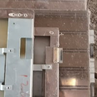 六套不锈钢电梯门处理