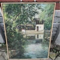 上海市老油画回收   50年代油画高价收购