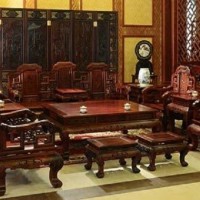 广州专业回收红木家具餐桌椅罗汉床高价收购各种红木家具