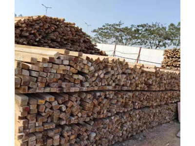 大量二手木材木方处理