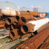 岳阳市60吨左右报废钢管板房等物资处理