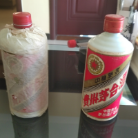 两瓶87年茅台酒处理