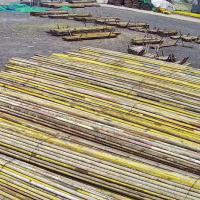 15000根6米长的架子管钢管处理