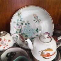 老瓷器回收  瓷器碗 碟子  花瓶收购多少钱一个