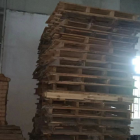 厂里100多个木托盘处理