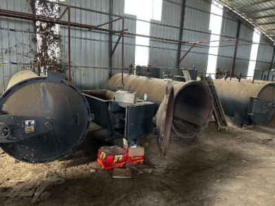 菇类农产品厂倒闭处理锅炉、电机、废铁等金属设备物资